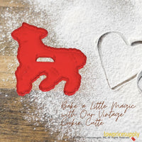 50 Pack Vintage Style Lamb Cookie Cutter, Christmas Cookie Cutters, Christmas Baking Supplies