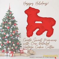 50 Pack Vintage Style Lamb Cookie Cutter, Christmas Cookie Cutters, Christmas Baking Supplies