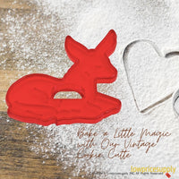 50 Pack Vintage Style Donkey Cookie Cutter, Christmas Cookie Cutters, Christmas Baking Supplies