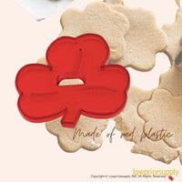 50 Pack Vintage Style Shamrock Cookie Cutter, Christmas Cookie Cutters, Christmas Baking Supplies