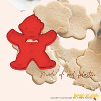 50 Pack Vintage Style Gingerbread Boy Cookie Cutter, Christmas Cookie Cutters, Christmas Baking Supplies