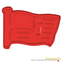 50 Pack Vintage Style Flag Cookie Cutter, Christmas Cookie Cutters, Christmas Baking Supplies