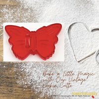 50 Pack Vintage Style Butterfly Cookie Cutter, Christmas Cookie Cutters, Christmas Baking Supplies
