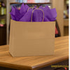 250 CASE Large 16"L X 6"W X 12.5"H Kraft Paper Shopping Bags Multi Purpose Retail Paper Bags For Pop Up Shops, Events, And Trade Shows