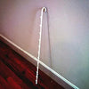 50 Case WHITE 48" Length with 18 Clips Metal Single Strip Hanging Hanging Merchandising Strip Display Rack – Made in USA | Snack Clip Strip Display Rack | Retail Rack for Chips, Candy, & Snacks & Potato Chip Display Rack
