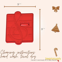 50 Pack Vintage Style G Clef Cookie Cutter, Christmas Cookie Cutters, Christmas Baking Supplies