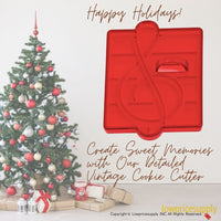 50 Pack Vintage Style G Clef Cookie Cutter, Christmas Cookie Cutters, Christmas Baking Supplies