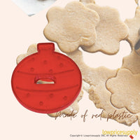 50 Pack Vintage Style Christmas Ball Cookie Cutter, Christmas Cookie Cutters, Christmas Baking Supplies