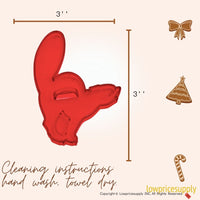 50 Pack Vintage Style Halloween Cat Cookie Cutter, Christmas Cookie Cutters, Christmas Baking Supplies