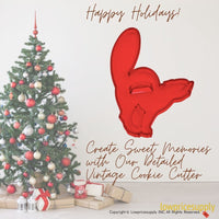 50 Pack Vintage Style Halloween Cat Cookie Cutter, Christmas Cookie Cutters, Christmas Baking Supplies