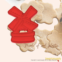 50 Pack Vintage Style Windmill Cookie Cutter, Christmas Cookie Cutters, Christmas Baking Supplies