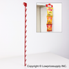 50 Case RED 42" Length with 15 Clips Metal Single Strip ScanTag Displaying Label Scan Hook Clip Strip Display Rack – Made in USA | Metal Clip Display Strip for Snacks | Retail Rack for Chips, Candy, & Snacks & Potato Chip Display Rack