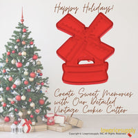 50 Pack Vintage Style Windmill Cookie Cutter, Christmas Cookie Cutters, Christmas Baking Supplies