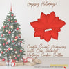 50 Pack Vintage Style Poinsetta Cookie Cutter, Christmas Cookie Cutters, Christmas Baking Supplies