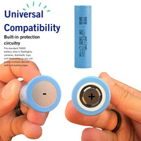 50 PCS 18650 Rechargeable Battery Lithium 3.7V Batteries for Flashlights Headlamp WHOLESALE