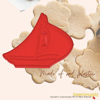 50 Pack Vintage Style Sailboat Cookie Cutter, Christmas Cookie Cutters, Christmas Baking Supplies