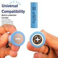 50 PCS 18650 Rechargeable Battery Lithium 3.7V Batteries for Flashlights Headlamp WHOLESALE