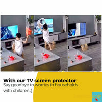 TV Screen Protector - Crystal Clear Clarity, TV Screen Protector - Fit for OLED, QLED, LED and LCD TVs, Crystal Clear Clarity, Easy Installation