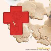 50 Pack Vintage Style Cross Cookie Cutter, Christmas Cookie Cutters, Christmas Baking Supplies