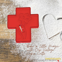 50 Pack Vintage Style Cross Cookie Cutter, Christmas Cookie Cutters, Christmas Baking Supplies