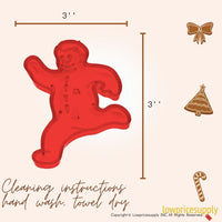 50 Pack Vintage Style Jack Be Nimble Cookie Cutter, Christmas Cookie Cutters, Christmas Baking Supplies