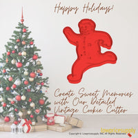 50 Pack Vintage Style Jack Be Nimble Cookie Cutter, Christmas Cookie Cutters, Christmas Baking Supplies