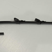 50 Case BLACK 42" Length with 15 Clips Metal Single Strip Hanging Hanging Snack Strip Display Rack – Made in USA | Store Checkout Impulse Rack | Retail Rack for Chips, Candy, & Snacks & Potato Chip Display Rack