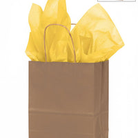 25 CASE Medium 8"L X 5"W X 10.5"H – Natural Kraft Paper Shopping Bags Eco Friendly Paper Shopping Bags For Restaurants, Bakeries, And Takeout Packaging