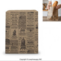 1,000 CASE Medium 8.5"L X 11"H – Newsprint Paper Merchandise Bags Multi Purpose Retail Paper Bags For Pop Up Shops, Events, And Trade Shows