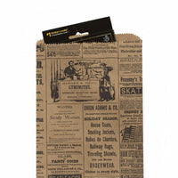 500 CASE Large 12"L X 15"H – Newsprint Paper Merchandise Bags Bulk Shopping Bags With Handles For Small Business Retail, Boutiques, And Gift Packaging