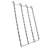 25 Case BLACK 20"W x 33"H with 52 Clips Metal Quadruple Strips Metal Hanging Retail Rack for Potato Chip, Candy & Snack Hanging Display Rack, Portable Potato Chip Bag Holder, Greeting Card Display Rack, Retail Stand for Stores Display Rack – Made in