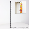 50 Case BLACK 42" Length with 15 Clips Metal Single Strip ScanTag Displaying Label Scan Hook Clip Strip Display Rack – Made in USA | Snack Bag Display Bar Rack | Retail Rack for Chips, Candy, & Snacks & Potato Chip Display Rack