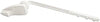Toilet Tank Lever Plastic Arm Plastic Handle For Gravity Flush White - Left Hand Mount
