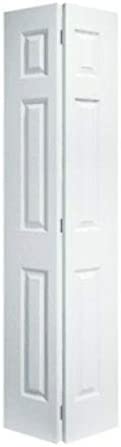 18x80" Primed White 6- Panel Bi-Fold Door