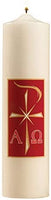 Alpha Omega Christ Candle