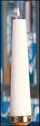 Wax Christ Candles (Plain White)