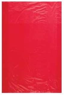 High Density Extra Small Merchandise Bag in Red 6.25 x 9.25 Inches - Lot of 1000