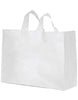 Large Shopping Bags in Clear Finish 16 W x6 D x12 H Inches - Case of 250