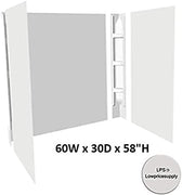 Bath Tub Shower Wall Surround 5 Piece White 60W x 30D x 58"H
