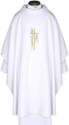 Alpha Omega Monastic Chasuble Whıte