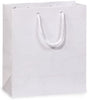 WHITE GLOSS Gift Bags CUBMINI-PK 8x4x10" 5 unit, 10 pack per unit.