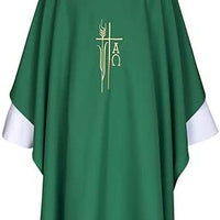 Alpha Omega Monastic Chasuble Green