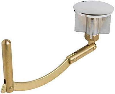 Bathtub Drain Linkage And Stopper Brass 1-3/4
