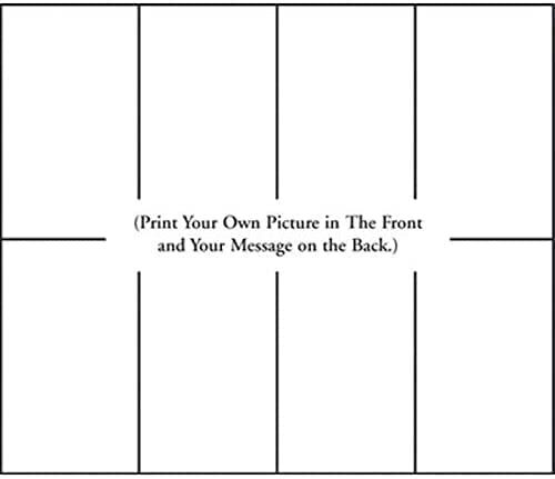 Catholic & Religious Gifts, 8UP Blank Sheet Both Sides