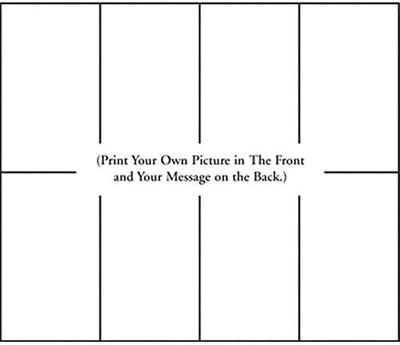 Catholic & Religious Gifts, 8UP Blank Sheet Both Sides