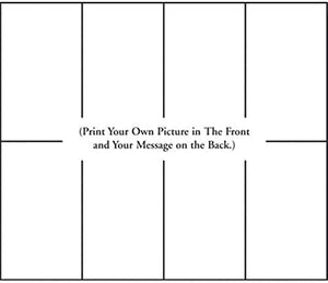 Catholic & Religious Gifts, 8UP Blank Sheet Both Sides