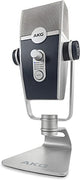 AKG Pro Audio Lyra Ultra-HD, Four Capsule, Multi-Capture Mode, USB-C Condenser Microphone for Recording and Streaming