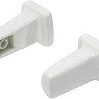 Towel Bar Brakets 13/16" White Porcelain - Pair