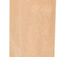 Pack of 100, Solid 1/2 Lb Kraft Tin Tie Coffee Bags with Reclosable Tin Tie For Food Packaging 7 3/4"x3 3/8"x2 1/2"