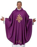 Christian Brands IHS Gothic Chasuble purple